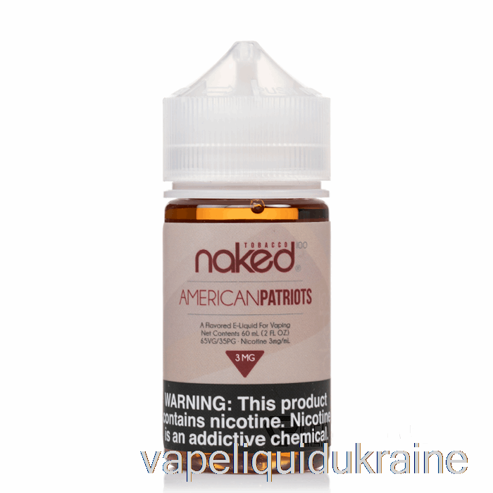 Vape Ukraine American Patriots - Naked 100 Tobacco - 60mL 6mg